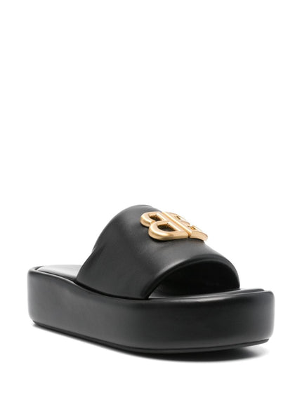 Balenciaga Women's Rise Sandals In Black