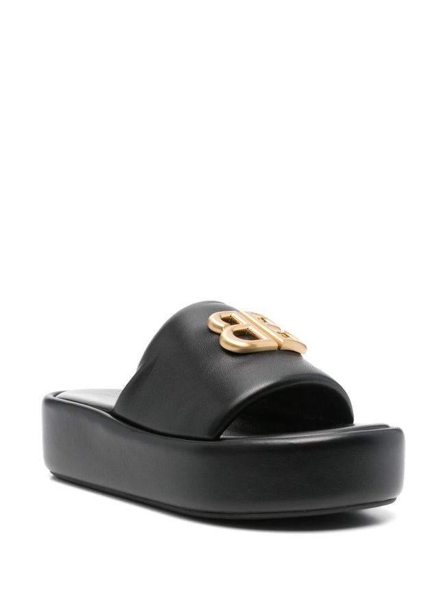 Balenciaga Women's Rise Sandals In Black