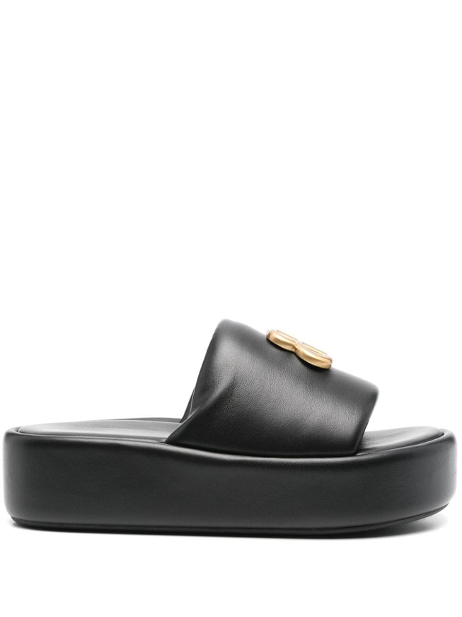 Balenciaga Women's Rise Sandals In Black