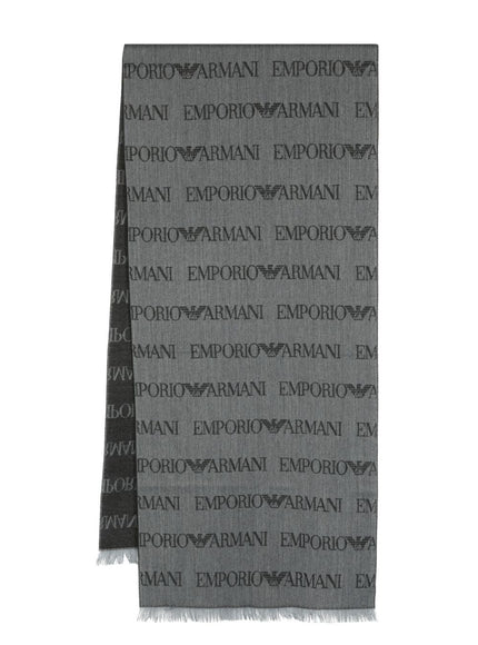 Emporio Armani Scarfs Grey