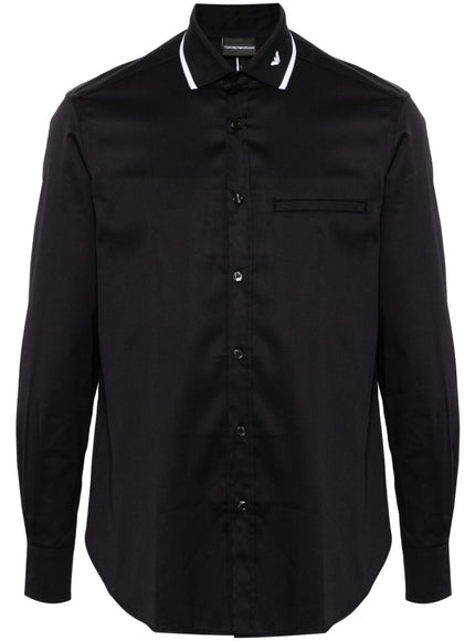 Emporio Armani Shirts Blue