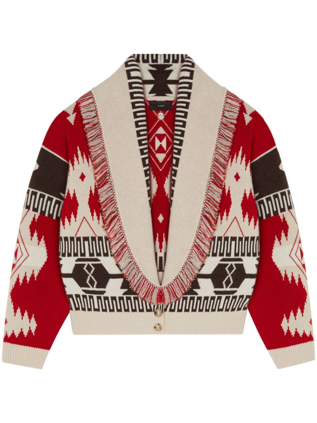 Alanui Icon Jacquard Cardi-Bomber