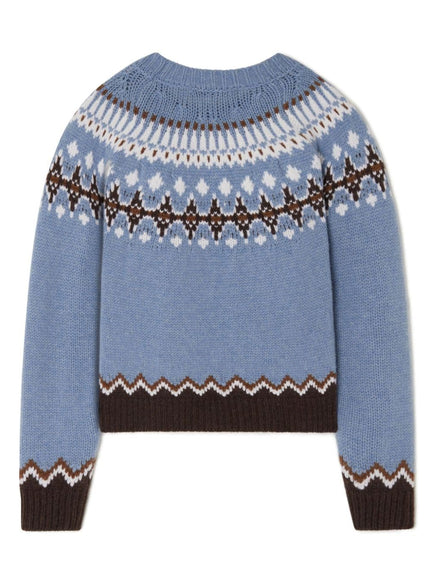 Alanui Sweaters Clear Blue