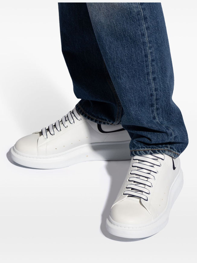 Alexander McQueen Oversized Lace-up Leather Sneakers