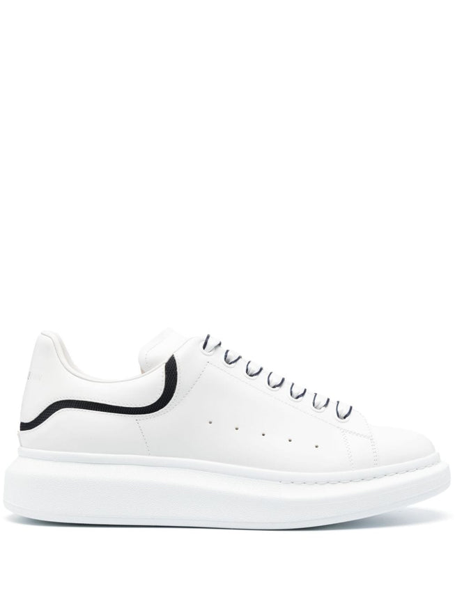 Alexander McQueen Oversized Lace-up Leather Sneakers