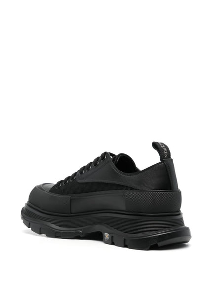 Alexander McQueen Men's Lace-Up Sneakers In Black