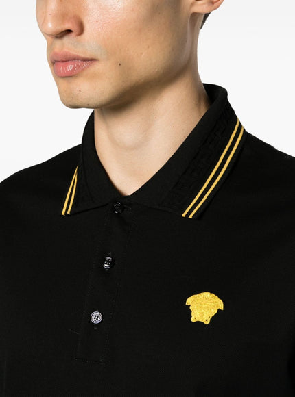 Versace T-shirts and Polos Black