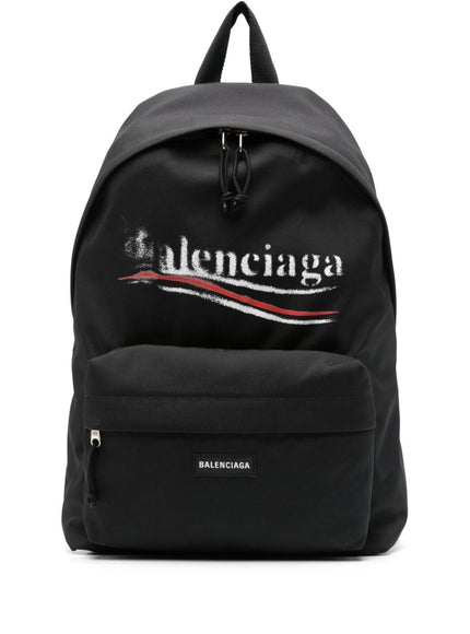 Balenciaga Men's Explorer Backpack in Black