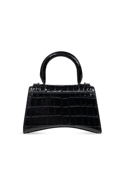 Balenciaga Hourglass XS Handbag in Croc Embossed