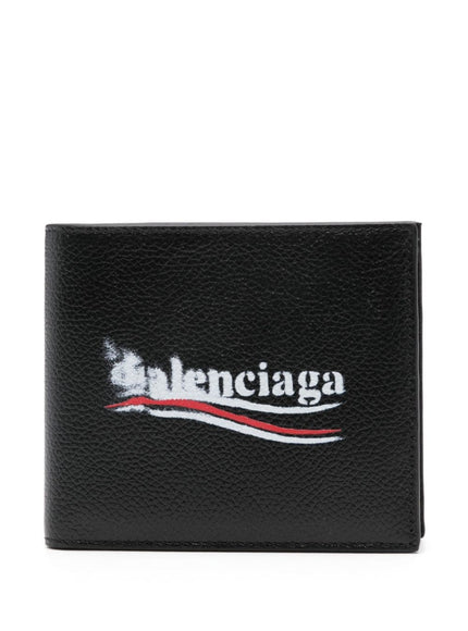 Balenciaga Men's Cash Card Holder In Black