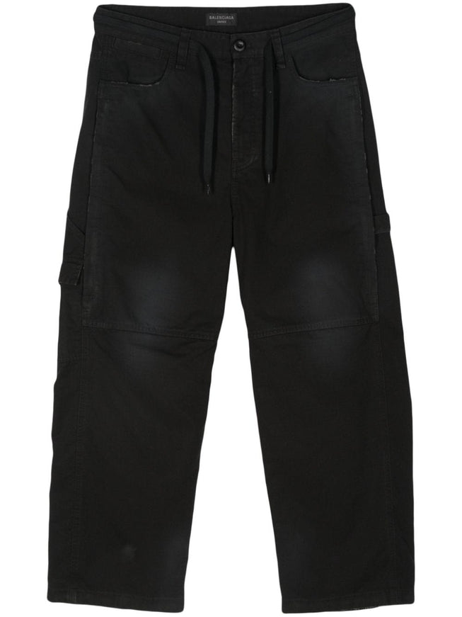 Balenciaga Baggy Denim Cargo Pants