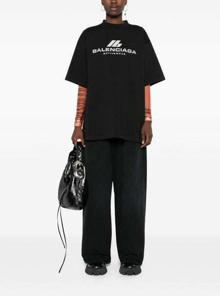 Balenciaga T-shirts and Polos Black