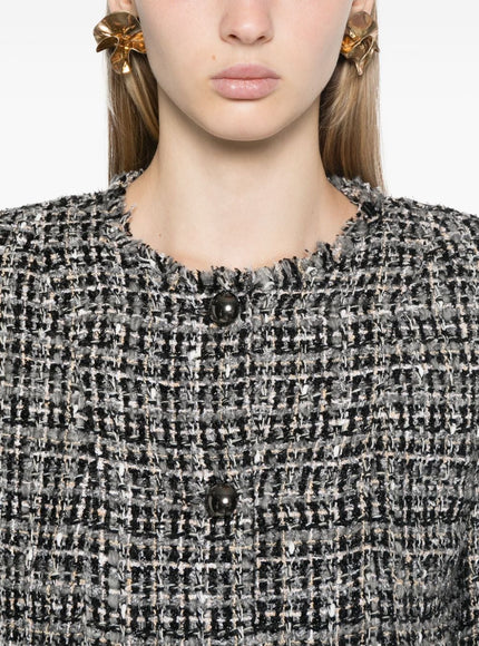 Iro Brunah Tweed Jacket In Gray