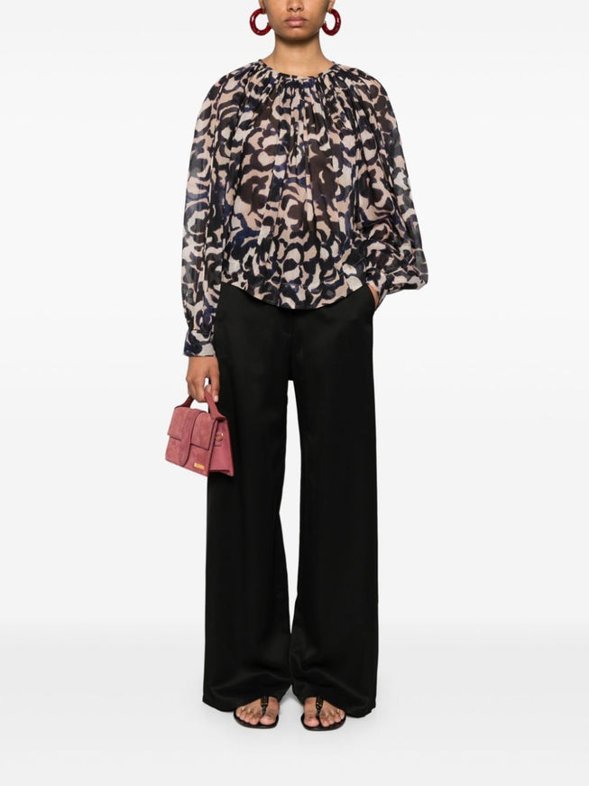 Forte Forte Printed Silk Blouse