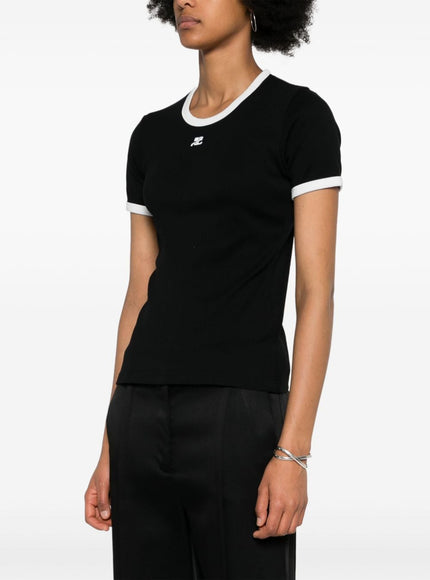 COURREGES PRE T-shirts and Polos Black