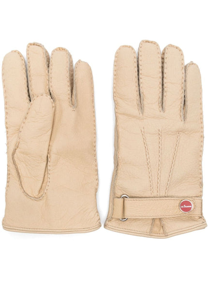 Kiton Gloves Beige