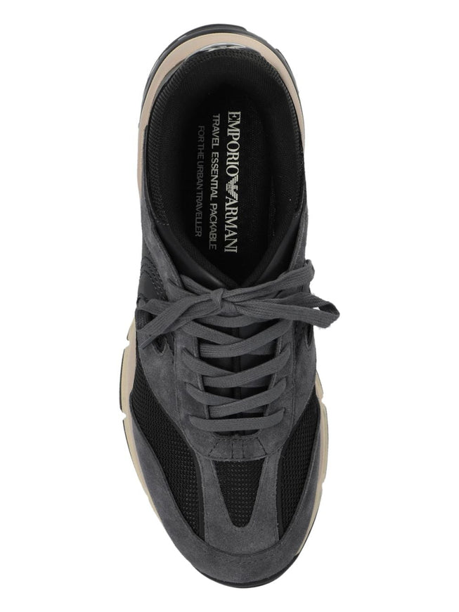 Emporio Armani Capsule Sneakers In Black