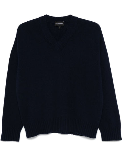 Emporio Armani Sweaters Blue