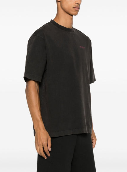 Off White T-shirts and Polos Black