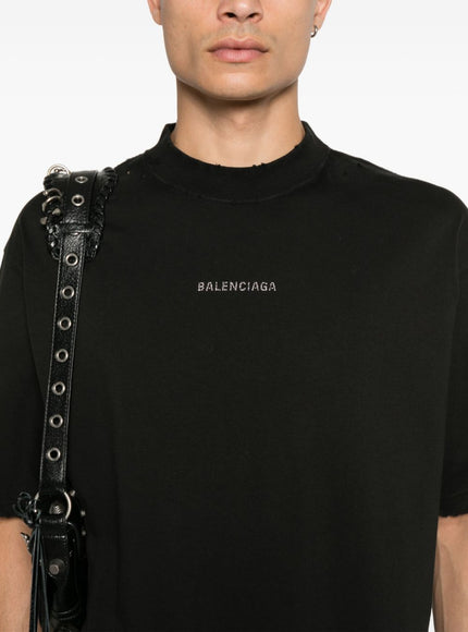 Balenciaga T-shirts and Polos Black