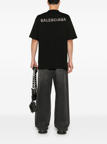 Balenciaga T-shirts and Polos Black