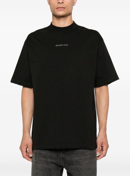 Balenciaga T-shirts and Polos Black