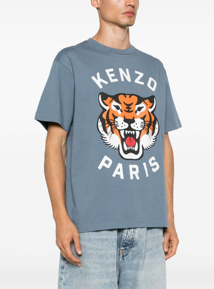 Kenzo T-shirts and Polos Clear Blue