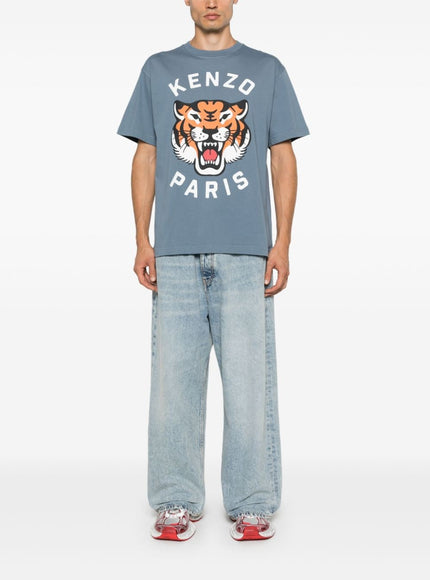 Kenzo T-shirts and Polos Clear Blue