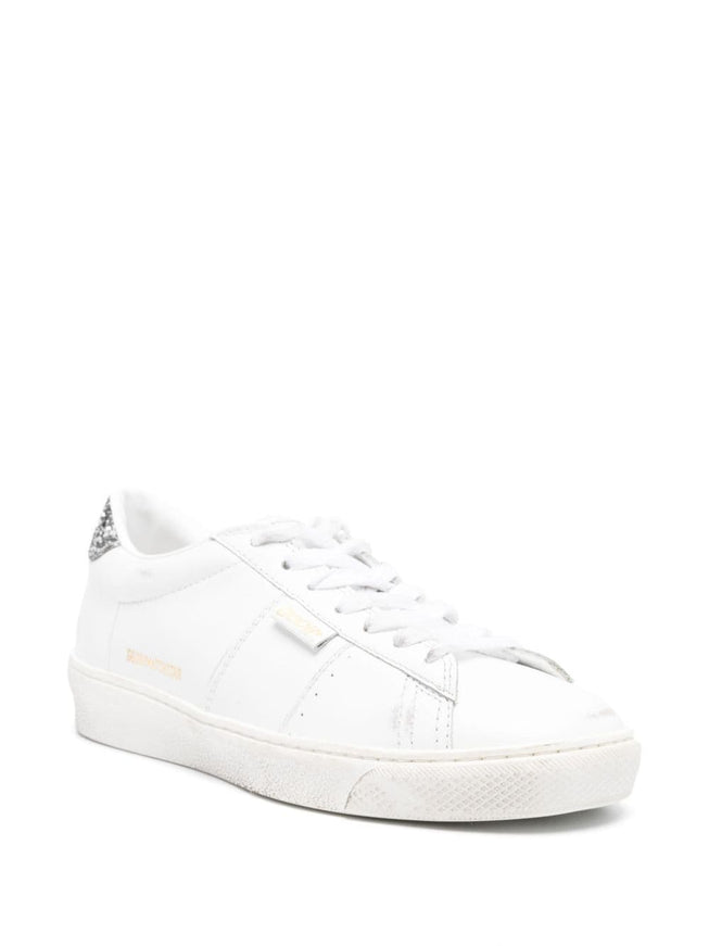 Golden Goose Matchstar Glitter Leather Sneakers