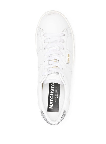 Golden Goose Matchstar Glitter Leather Sneakers