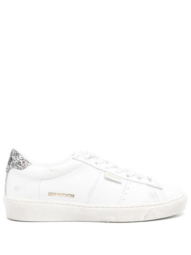 Golden Goose Matchstar Glitter Leather Sneakers