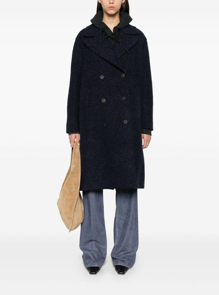 Harris Wharf London Virgin-Wool Sailor Coat In Navy