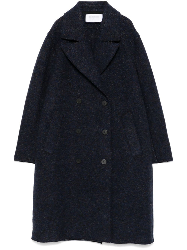 Harris Wharf London Virgin-Wool Sailor Coat In Navy