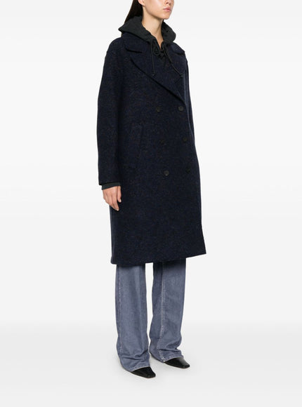 Harris Wharf London Virgin-Wool Sailor Coat In Navy