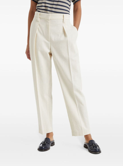 Brunello Cucinelli Trousers White