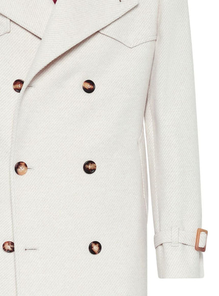 Brunello Cucinelli Coats Cream