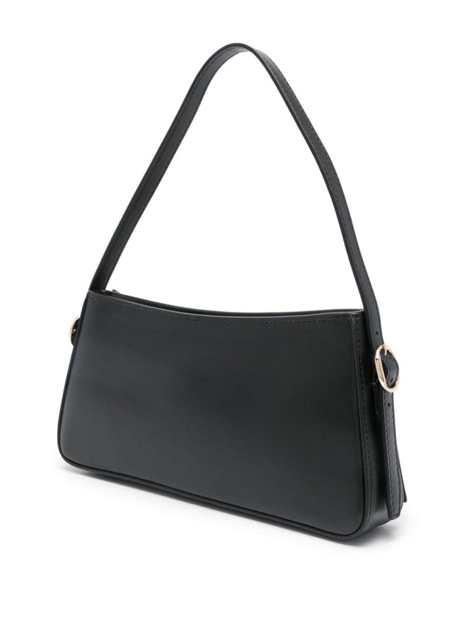 Coperni Belted Baguette Leather Shoulder Bag