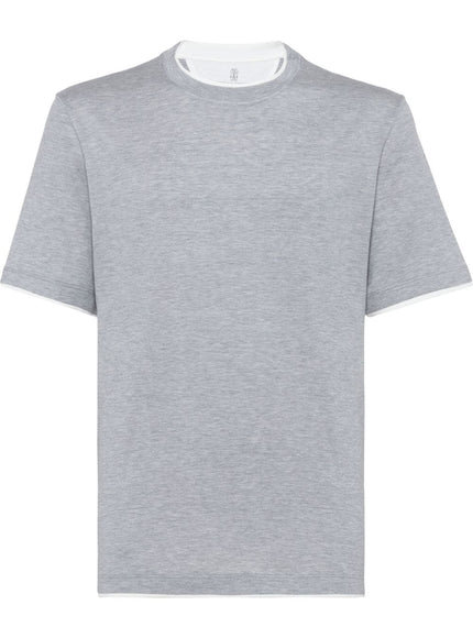 Brunello Cucinelli T-shirts and Polos Grey