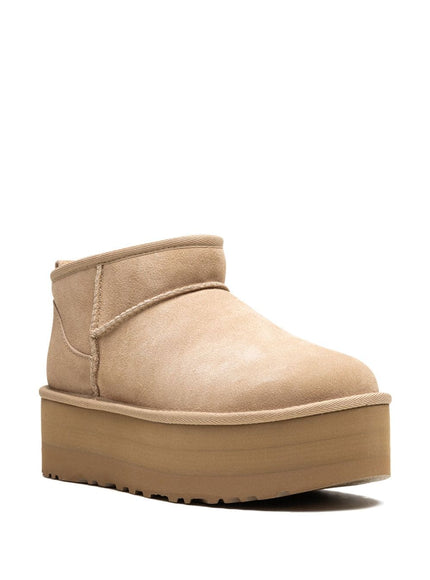 Ugg Classic Ultra Mini Platform Boots In Sand