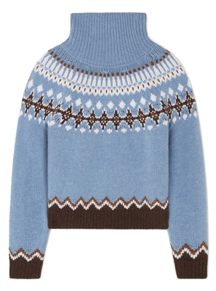 Alanui Sweaters Clear Blue