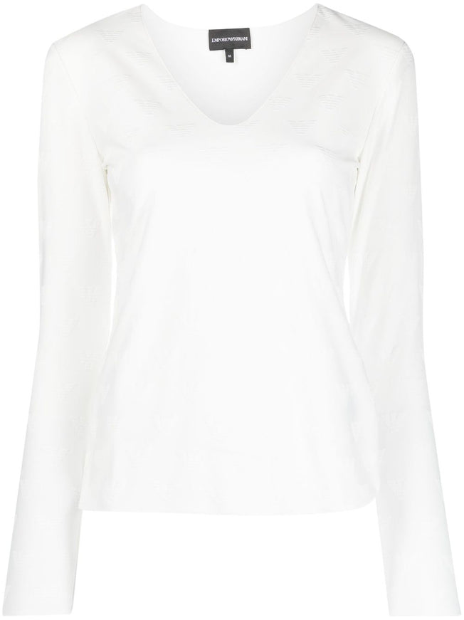 Emporio Armani Sweaters White