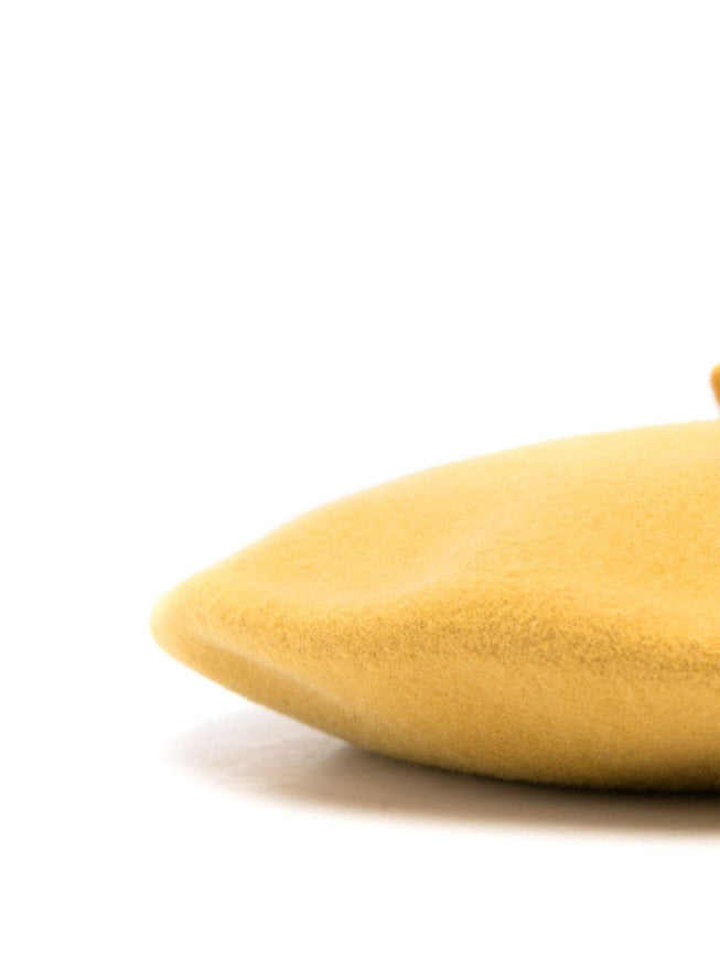 Borsalino Wool Hat In Mustard Yellow