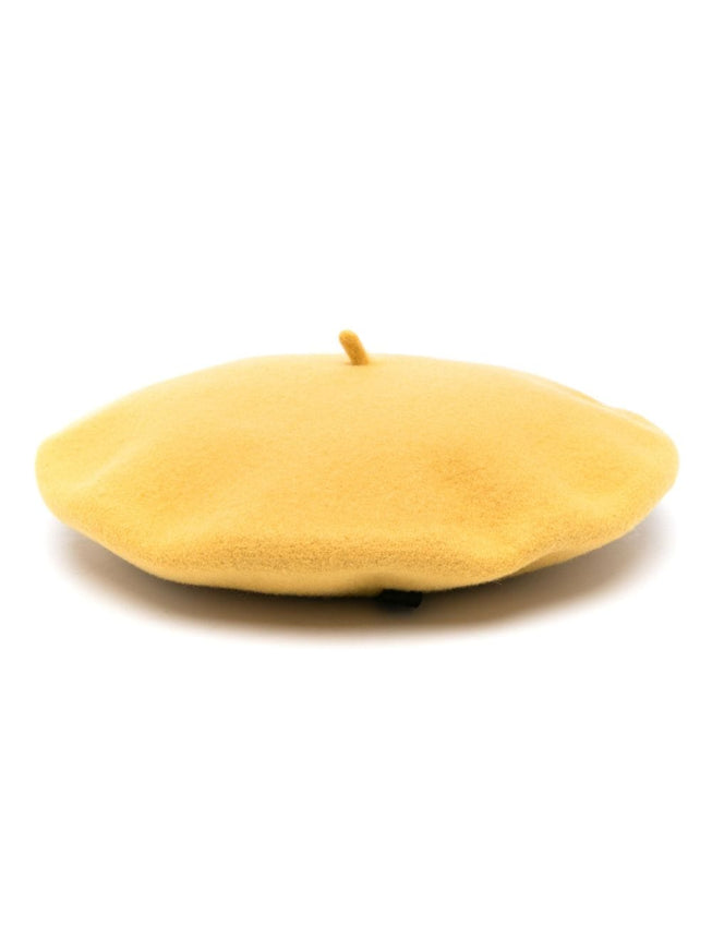 Borsalino Wool Hat In Mustard Yellow