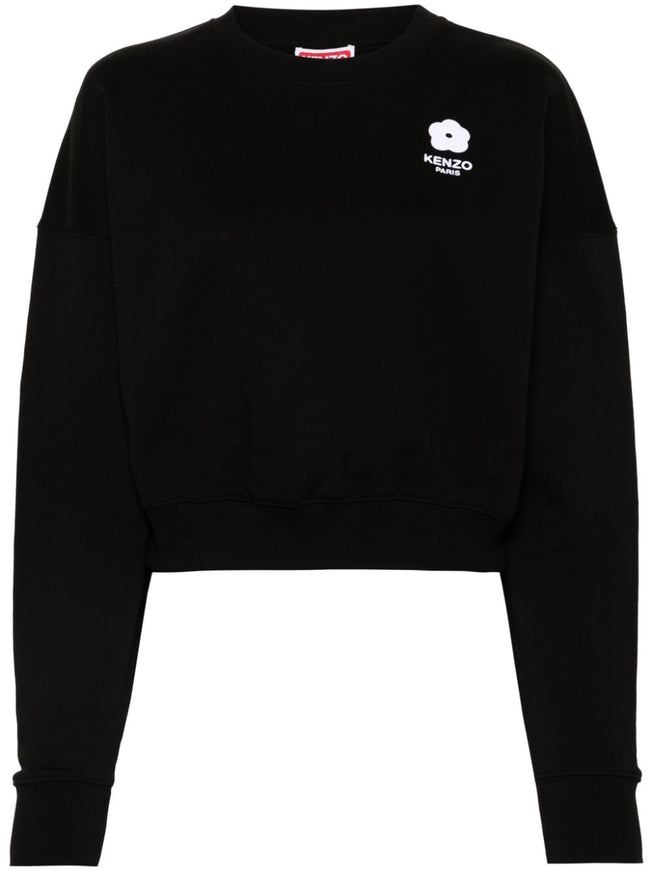 Kenzo Organic Cotton Jersey Sweater In Black