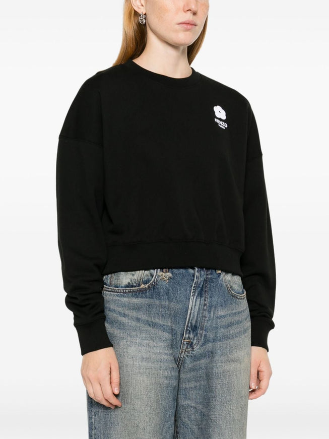 Kenzo Organic Cotton Jersey Sweater In Black