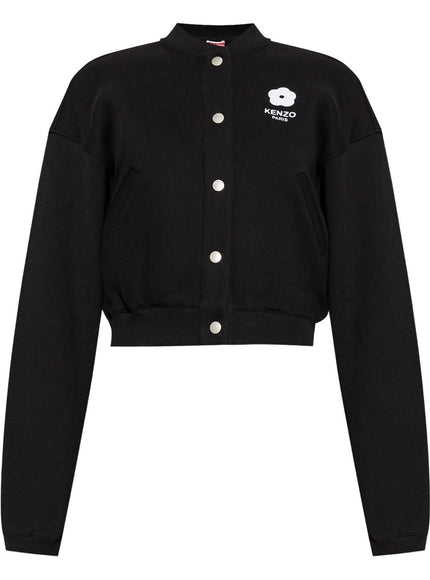 Kenzo Signature Flower Jacket In Black