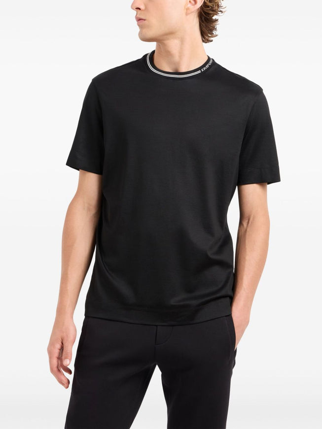 Emporio Armani T-shirts and Polos Black