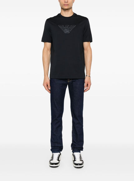 Emporio Armani T-shirts and Polos Blue