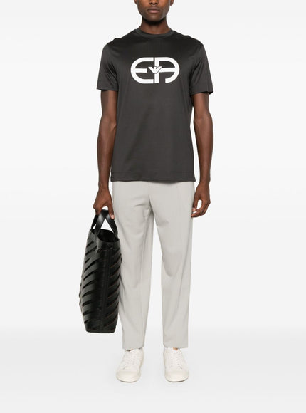 Emporio Armani T-shirts and Polos Grey