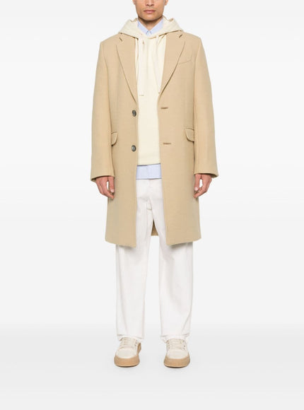 Ami Paris Coats Beige